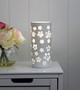 Ceramic Table Lamp White Flower Design E14 25W Ceramic Table Lamp White Flower Design E14 25W